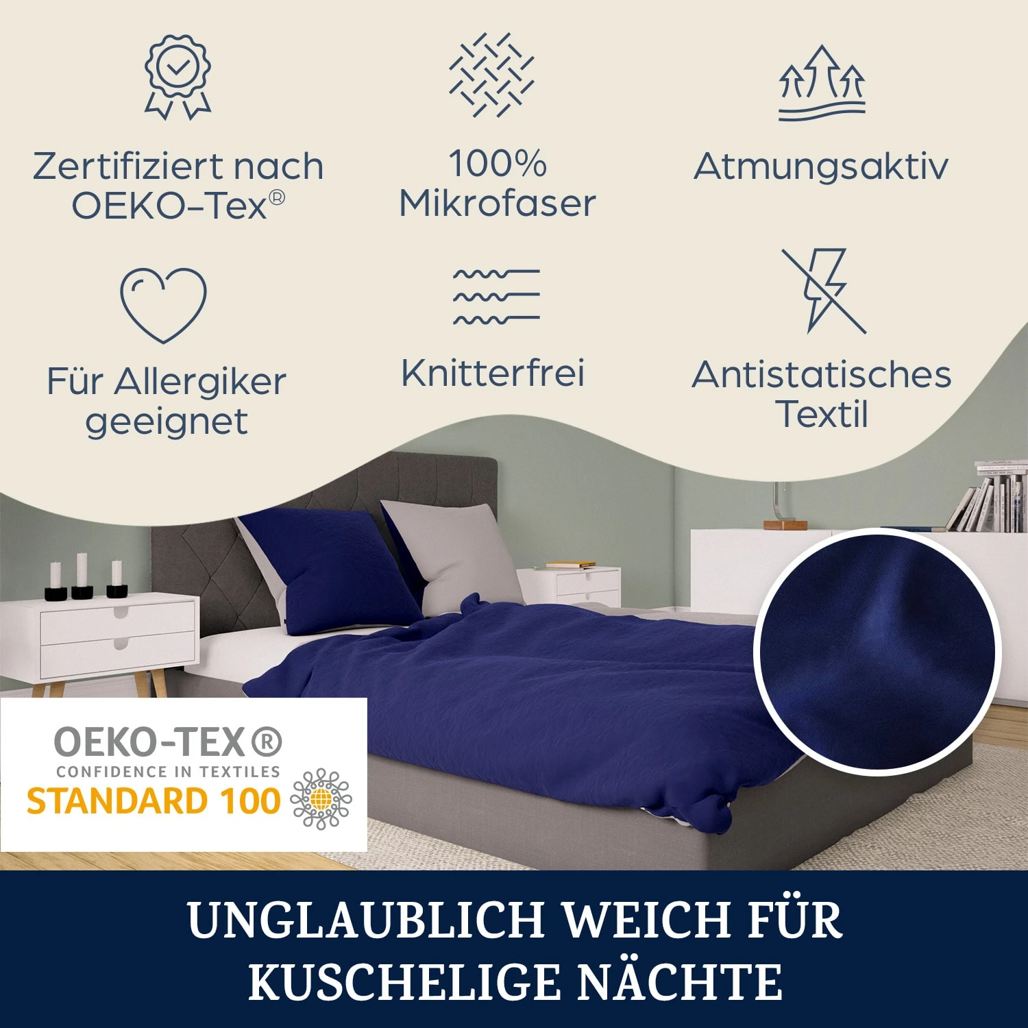 Soft Wonder-Edition Bettwäsche 200x200 Cm 4 Soft Wonder-Edition Bettwäsche 200x200 Cm – Bild 2