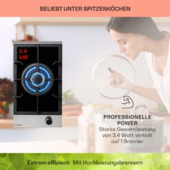 Alchemist Gaskochfeld 1 Wokbrenner Glaskeramik -Haushaltsgeräte Store 10036335 de 0003 usp