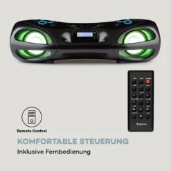Spacewoofer DAB Boombox CD-Player DAB+ UKW Bluetooth Fernbedienung LED 17 Spacewoofer DAB Boombox CD-Player DAB+ UKW Bluetooth Fernbedienung LED -Haushaltsgeräte Store 10036341 de 0007 logo