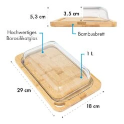 Glaswerk Hermatige Aufschnittbox Mit Glasdeckel Borosilikatglas Bambus Schneidebrett 15 Glaswerk Hermatige Aufschnittbox Mit Glasdeckel Borosilikatglas Bambus Schneidebrett -Haushaltsgeräte Store 10036378 de 0007 logo