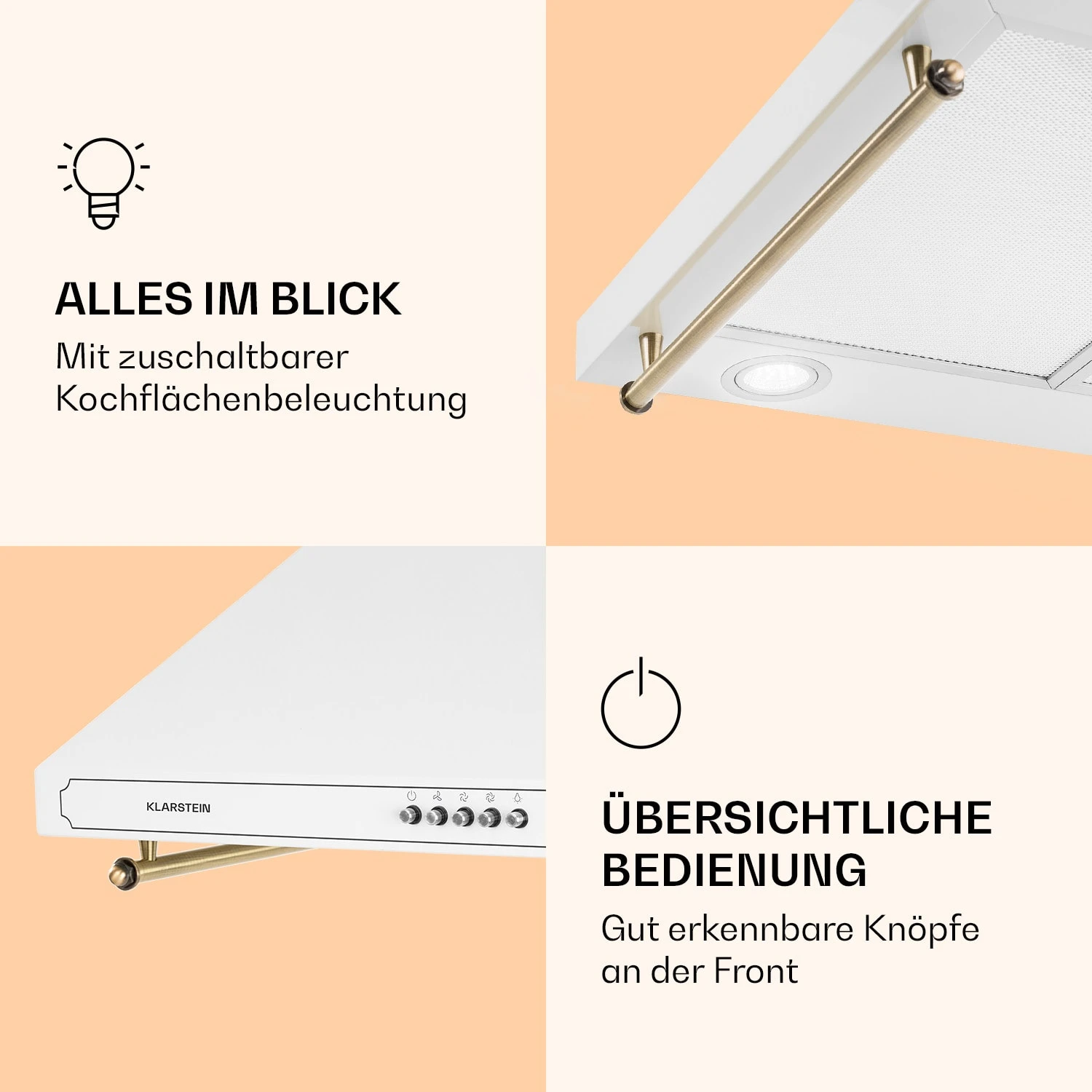 Victoria Dunstabzugshaube 60cm Retro-Design 644,5m³/h 2 LED-Lampen 6 Victoria Dunstabzugshaube 60cm Retro-Design 644,5m³/h 2 LED-Lampen – Bild 4