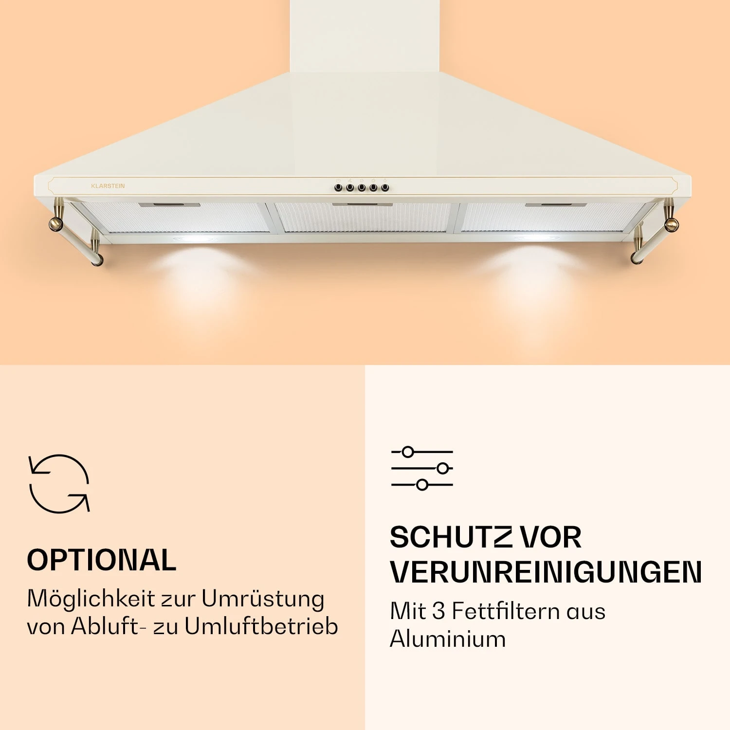 Victoria 90 Dunstabzugshaube 90cm Retro-Design 644,5m³/h 2 LED-Lampen 7 Victoria 90 Dunstabzugshaube 90cm Retro-Design 644,5m³/h 2 LED-Lampen – Bild 5