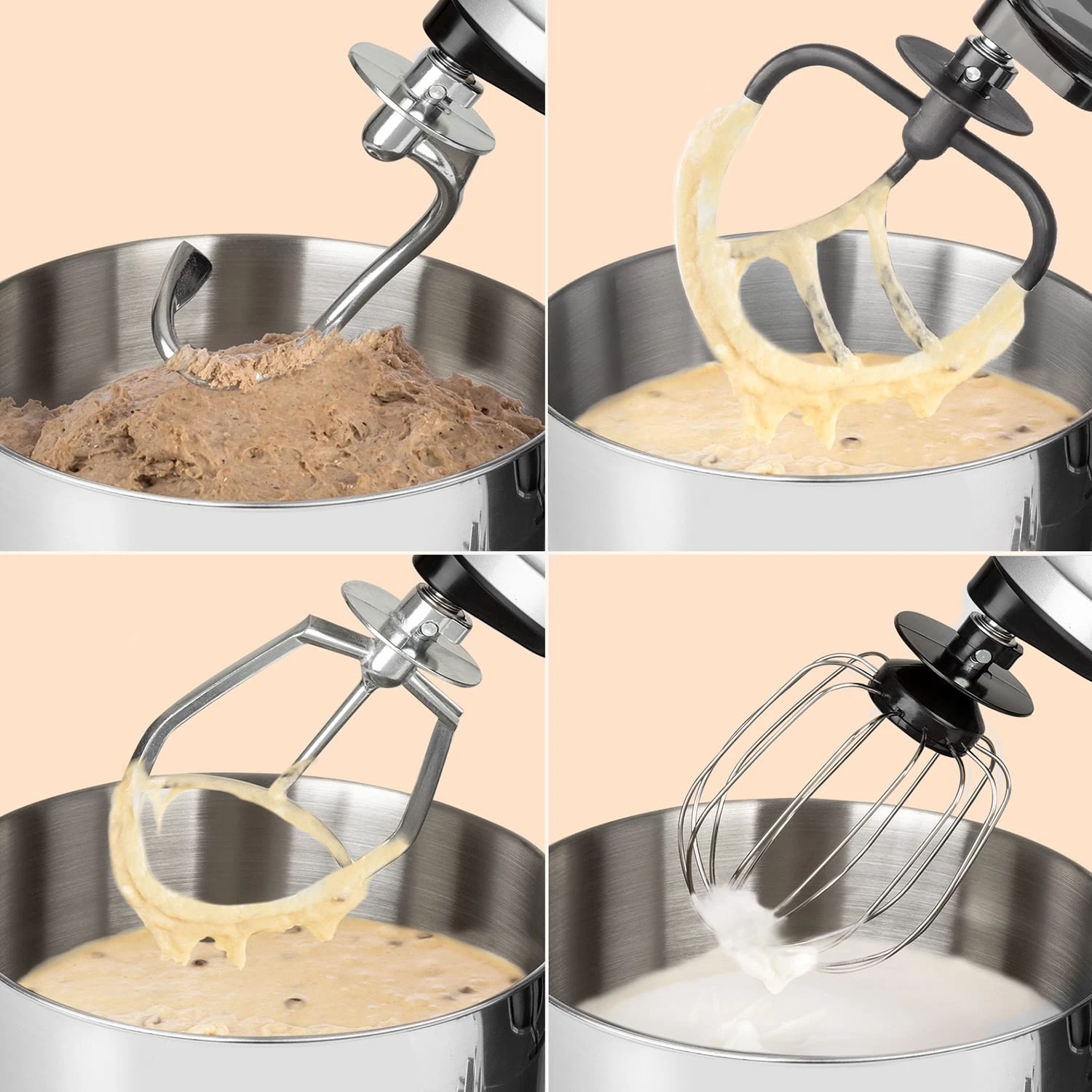 Knethaken Rührelement Für Bella Pico 2G / Robusta Aluminium-Druckguss 4 Knethaken Rührelement Für Bella Pico 2G / Robusta Aluminium-Druckguss – Bild 2