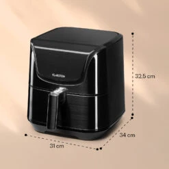 AeroVital Deluxe Heißluftfritteuse 1700W 5,4 Liter Edelstahl 15 AeroVital Deluxe Heißluftfritteuse 1700W 5,4 Liter Edelstahl -Haushaltsgeräte Store 10036476 yy 0007 logo