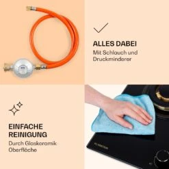 Goldflame 3 Gaskochfeld 3-flammig Messing-Brenner Glaskeramik -Haushaltsgeräte Store 10037805 de 0006 logo