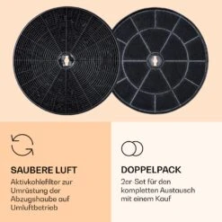 Americana Purista Aktivkohlefilter 2er-Set Zubehör Ersatz 18 X 2 Cm (ØxH) 7 Americana Purista Aktivkohlefilter 2er-Set Zubehör Ersatz 18 X 2 Cm (ØxH) -Haushaltsgeräte Store 10037867 de 0003 logo