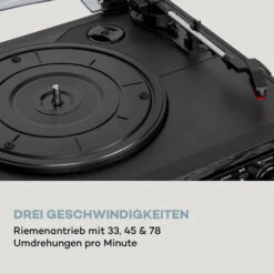 Oakland DAB Plus Retro-Stereoanlage DAB+/FM BT-Funktion Vinyl CD Kassette Inkl. Lautsprechern -Haushaltsgeräte Store 10038003 de 0003 logo