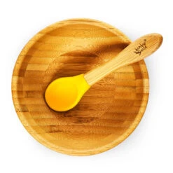 Kindergeschirr Mit Bambusschale Und Löffel 400 Ml Inkl. Saugnapf Ø: 13,7 Cm -Haushaltsgeräte Store 10038077 yy 0004 logo