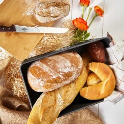 Stigby 2-in-1 Brotkasten Mit Schneidebrett Metallblech Bambus -Haushaltsgeräte Store 10038084 yy 0005 logo