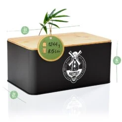 Stigby 2-in-1 Brotkasten Mit Schneidebrett Metallblech Bambus -Haushaltsgeräte Store 10038084 yy 0007 logo