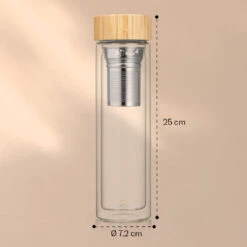 Teeflasche Mit Deckel Und Sieb 500 Ml Doppelwandiges Glas Bambus Hülle 15 Teeflasche Mit Deckel Und Sieb 500 Ml Doppelwandiges Glas Bambus Hülle -Haushaltsgeräte Store 10038238 yy 0007 logo
