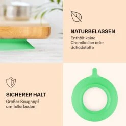 Kindergeschirr Bambusteller & Löffel 250 Ml Inkl. Saugnapf 18 X 18 Cm -Haushaltsgeräte Store 10038285 de 0003 logo