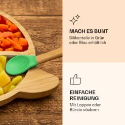 Kindergeschirr Bambusteller & Löffel 250 Ml Inkl. Saugnapf 18 X 18 Cm -Haushaltsgeräte Store 10038285 de 0005 logo