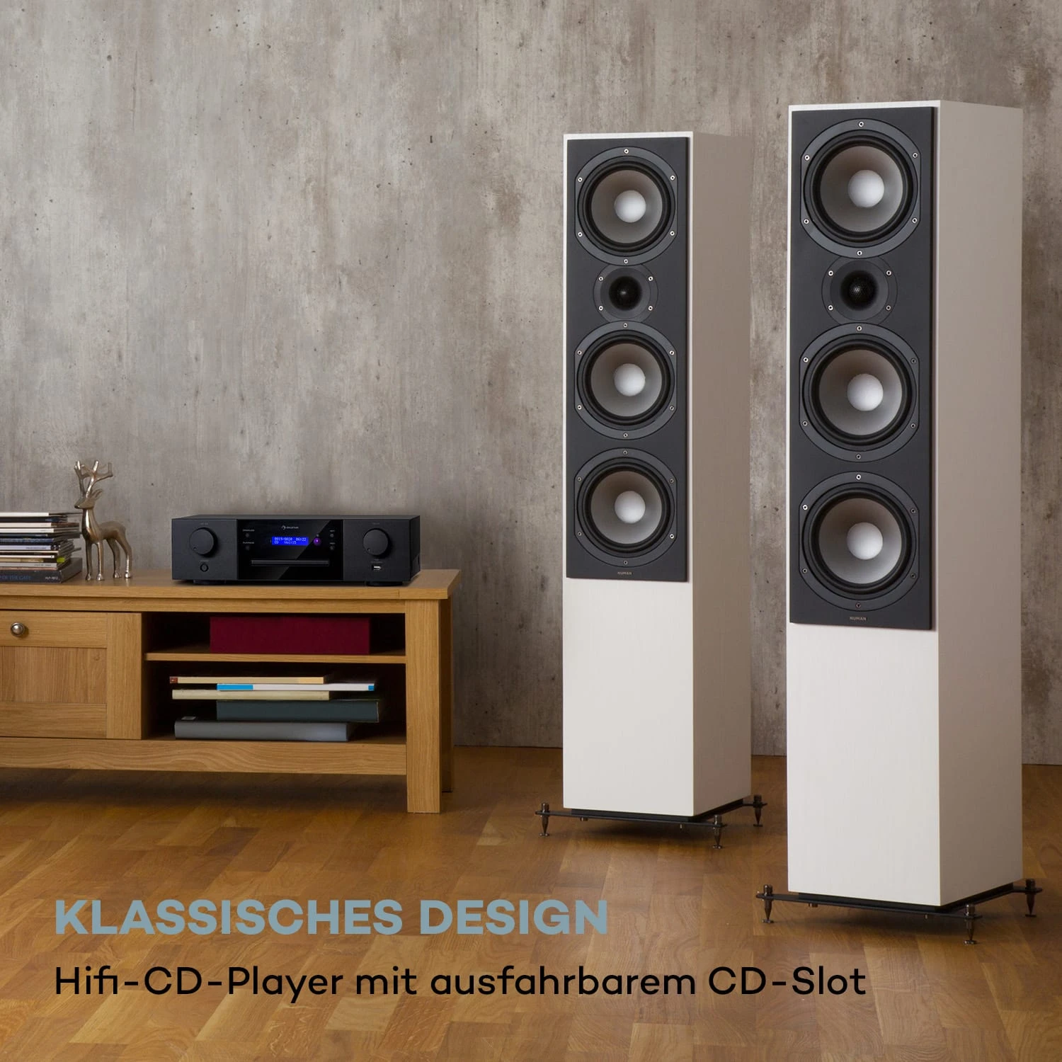 CD-1000 DG CD-Player USB MP3 Fernbedienung LED-Display Aluminium 4 CD-1000 DG CD-Player USB MP3 Fernbedienung LED-Display Aluminium – Bild 2