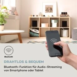 Amp VT Röhrenverstärker HiFi-Verstärker 2x35W RMS BT Opt./Koax./AUX-In -Haushaltsgeräte Store 10038336 de 0004 logo