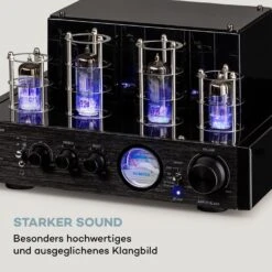 Amp VT Röhrenverstärker HiFi-Verstärker 2x35W RMS BT Opt./Koax./AUX-In -Haushaltsgeräte Store 10038337 de 0003 logo