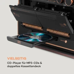 388-BT Wood Stereoanlage Hifi-System Plattenspieler -Haushaltsgeräte Store 10038372 de 0005 logo