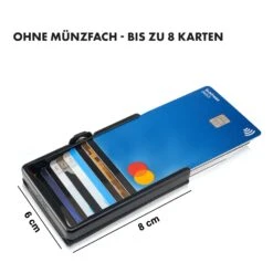 ZNAP Slim Wallet 8 Karten Münzfach 8 X 1,5 X 6 Cm (BxHxT) RFID-Schutz -Haushaltsgeräte Store 10038739 de 0007 logo