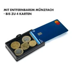 ZNAP Slim Wallet 8 Karten Münzfach 8 X 1,5 X 6 Cm (BxHxT) RFID-Schutz -Haushaltsgeräte Store 10038760 de 0005 logo