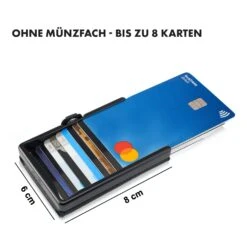 ZNAP Slim Wallet 8 Karten Münzfach 8 X 1,5 X 6 Cm (BxHxT) RFID-Schutz -Haushaltsgeräte Store 10038760 de 0007 logo