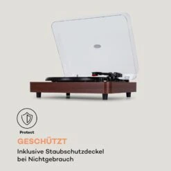 TT-Classic Light Plattenspieler Staubschutz Bluetooth 33/45/78 U/min -Haushaltsgeräte Store 10038898 de 0005 logo