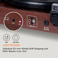 TT-Classic Light Plattenspieler Staubschutz Bluetooth 33/45/78 U/min -Haushaltsgeräte Store 10038898 de 0007 logo