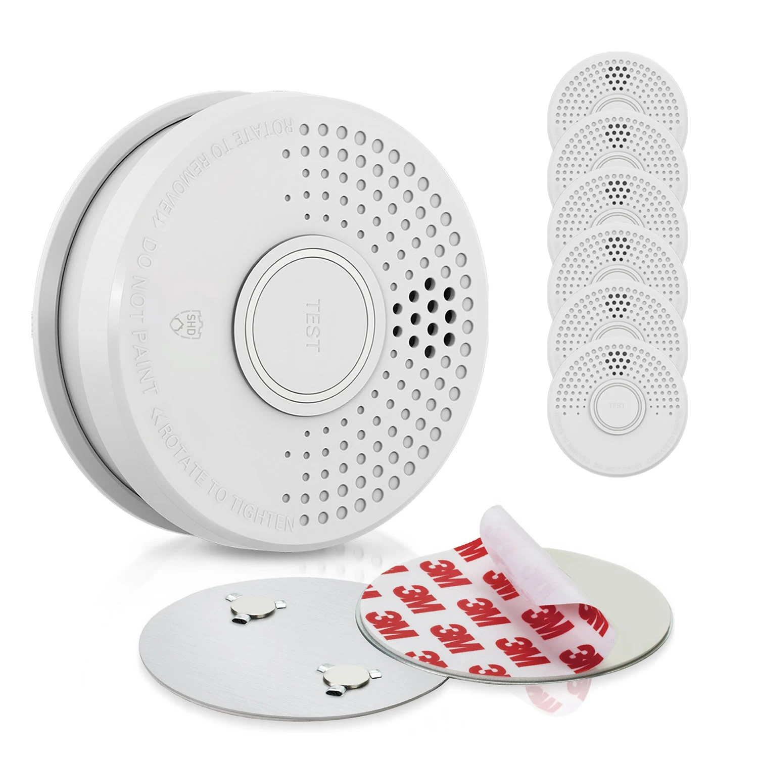 Rauchmelder DOF39 Mit Magnetic Mount Magnethalterung Im Set 3 Rauchmelder DOF39 Mit Magnetic Mount Magnethalterung Im Set