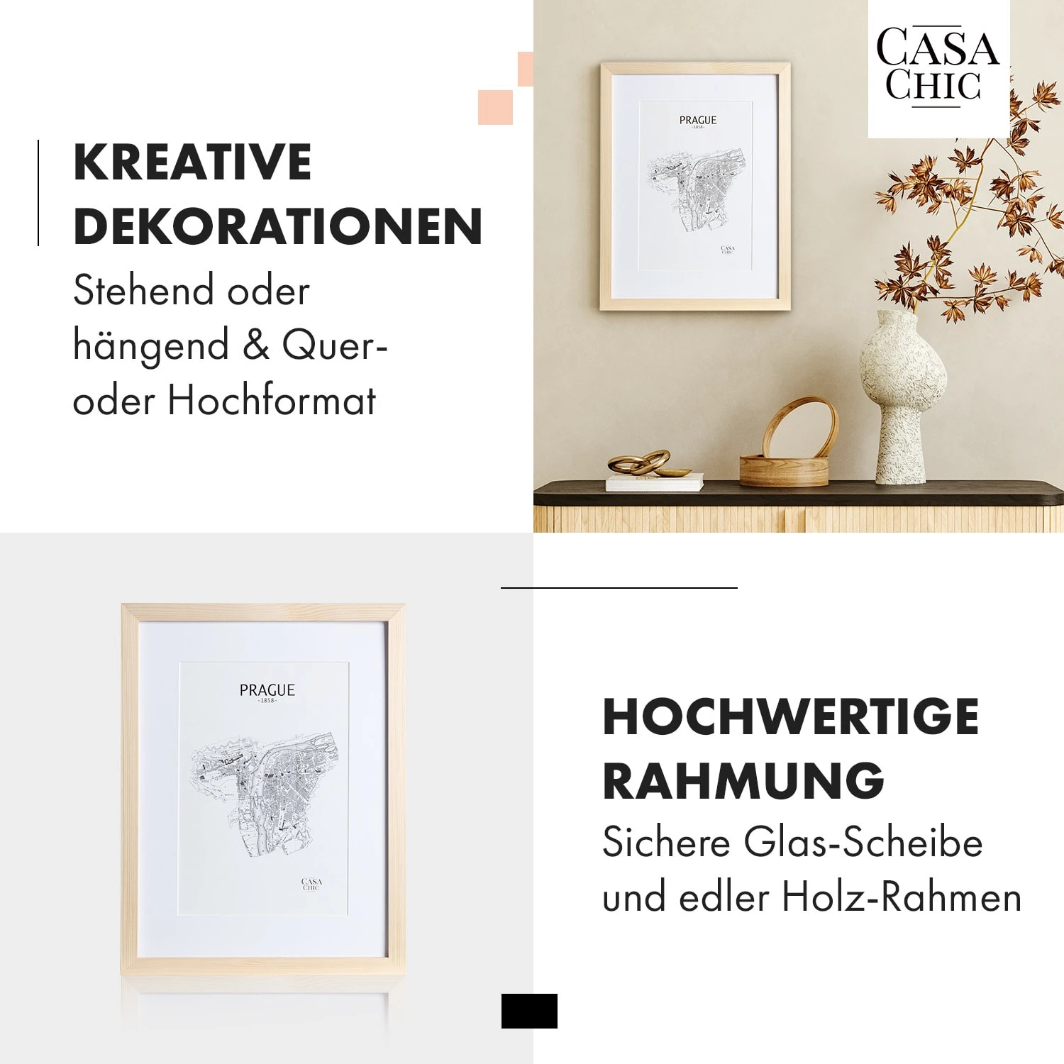 Edinburgh Bilderrahmen Rechteckig 30 X 40 Cm Fotos Passepartout Echtholz 5 Edinburgh Bilderrahmen Rechteckig 30 X 40 Cm Fotos Passepartout Echtholz – Bild 3