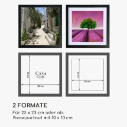 Camden Bilderrahmen 23 X 23 Cm Und 10 X 10 Cm Passepartout Echtholz -Haushaltsgeräte Store 10039351 de 0006 logo