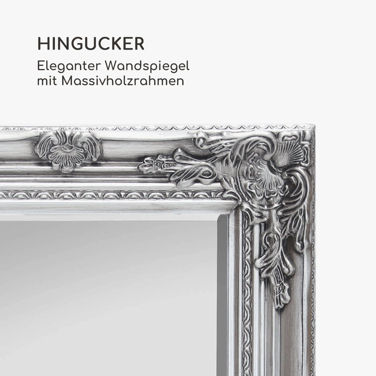 Ipswich Wandspiegel Massivholzrahmen Rechteckig 53 X 42 Cm 6 Ipswich Wandspiegel Massivholzrahmen Rechteckig 53 X 42 Cm – Bild 4