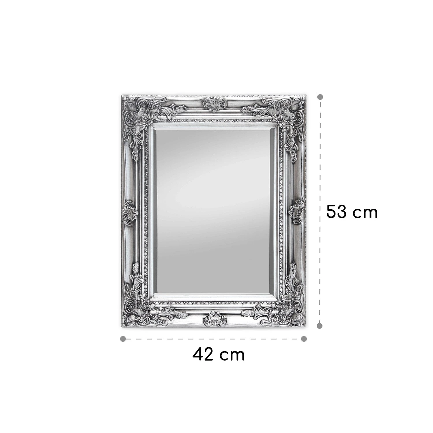 Ipswich Wandspiegel Massivholzrahmen Rechteckig 53 X 42 Cm 8 Ipswich Wandspiegel Massivholzrahmen Rechteckig 53 X 42 Cm – Bild 6