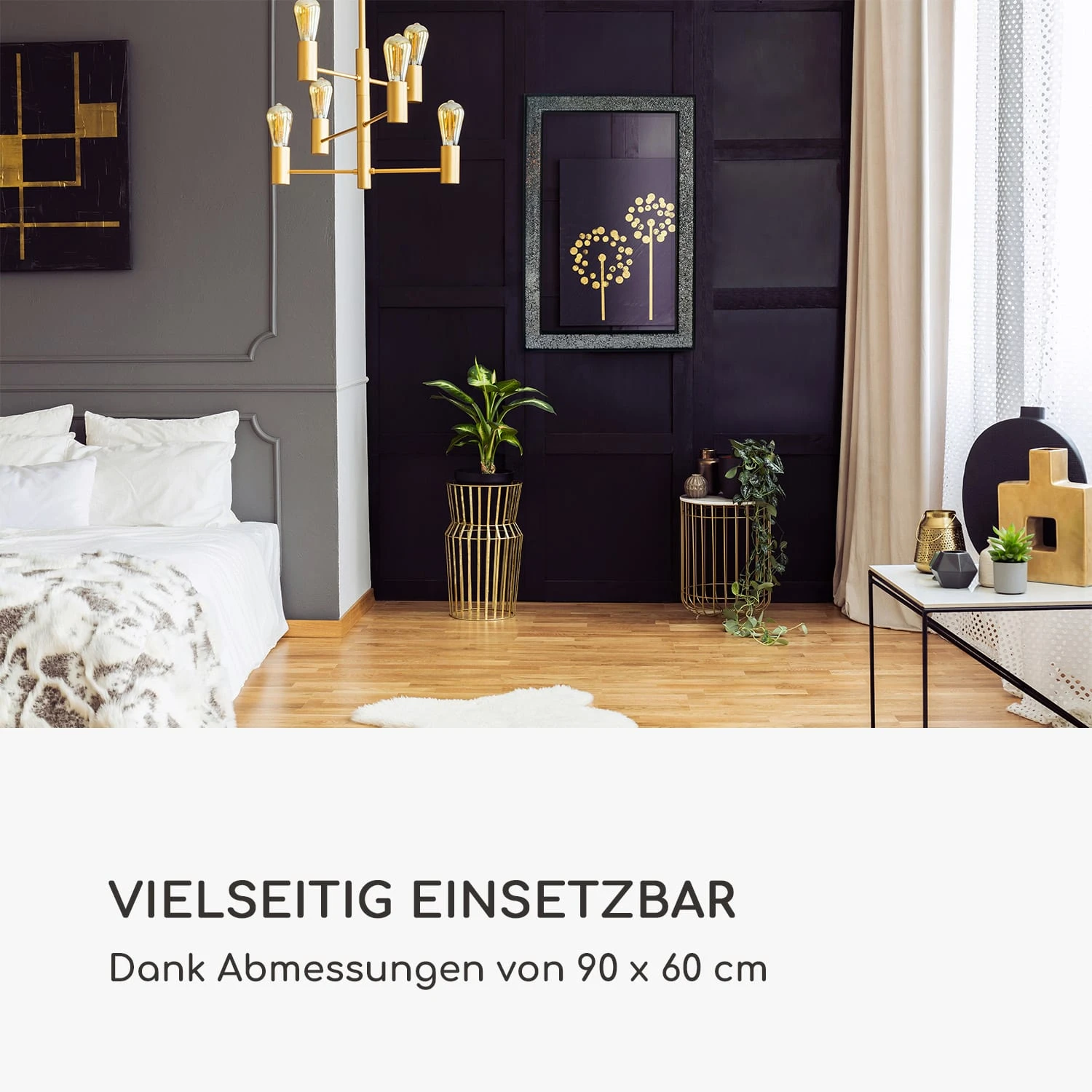 Watford Wandspiegel 90 X 60 Cm Echtholz Glasfliesen Mit Mosaikeffekt 6 Watford Wandspiegel 90 X 60 Cm Echtholz Glasfliesen Mit Mosaikeffekt – Bild 4