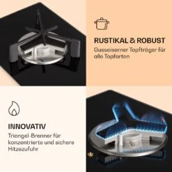 Trifecta 1 Gaskochfeld 1-flammig Starkbrenner Glaskeramik -Haushaltsgeräte Store 10039420 de 0004 logo