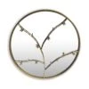 Berkeley Wandspiegel Metallrahmen Rund  Ø 80 Cm Zweig-Design -Haushaltsgeräte Store 10039502 yy 0001 titel