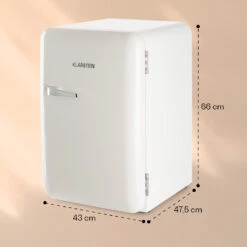 Audrey Retro-Kühlschrank 70 Liter 3 Regale 2 Türfächer Innenbeleuchtung -Haushaltsgeräte Store 10039694 yy 0007 logo