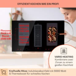 Full House Down Air System Induktionsherd + Dunstabzugshaube 477 M³/h -Haushaltsgeräte Store 10039858 de 0004 logo