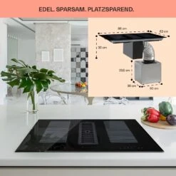 Full House Down Air System Induktionsherd + Dunstabzugshaube 477 M³/h -Haushaltsgeräte Store 10039858 de 0007 logo