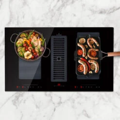 Full House Down Air System Induktionsherd + Dunstabzugshaube 477 M³/h