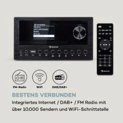 Connect System Stereoanlage 40 Watt Max. Internet/DAB+/ FM Radio CD-Player 16 Connect System Stereoanlage 40 Watt Max. Internet/DAB+/ FM Radio CD-Player -Haushaltsgeräte Store 10039895 de 0003 logo