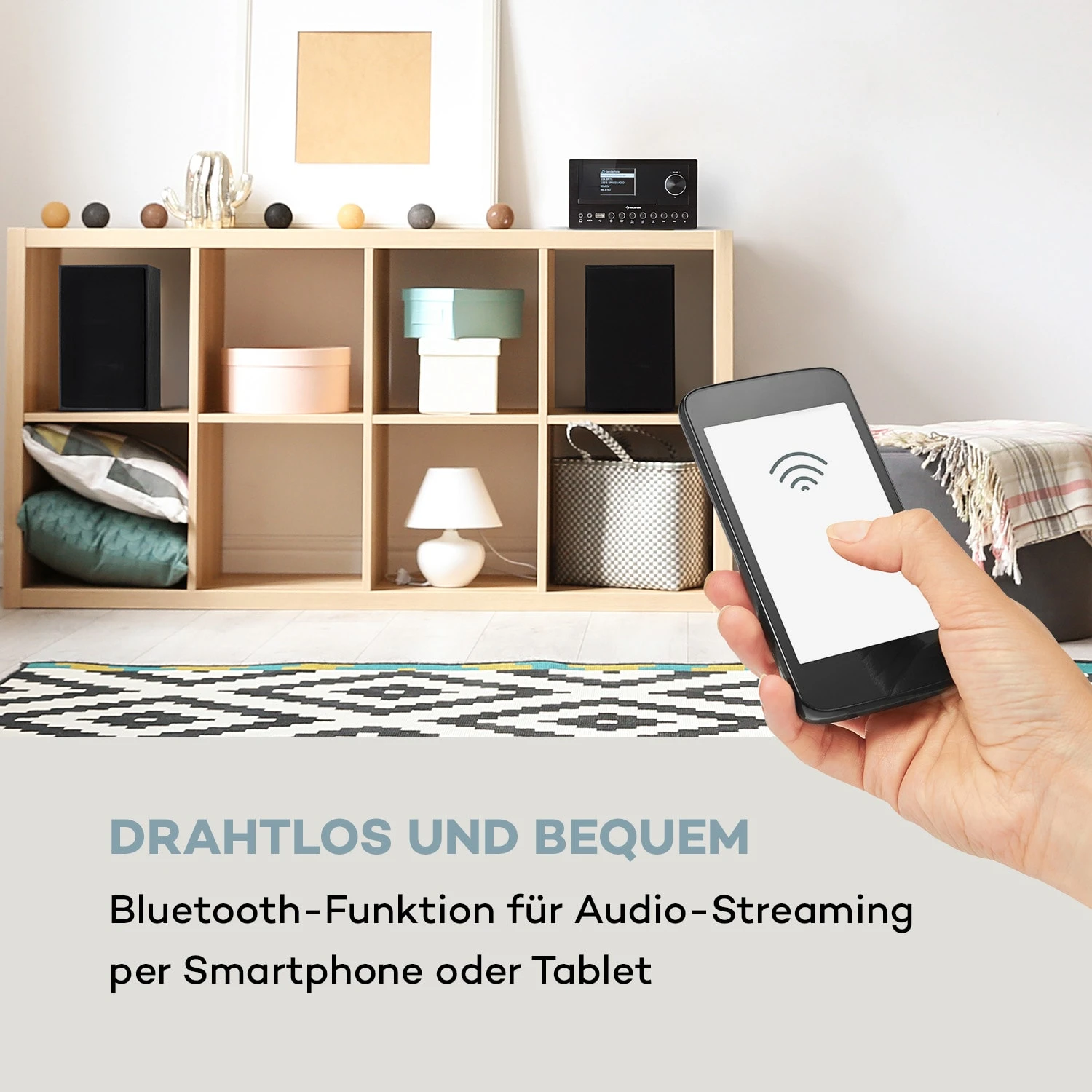 Connect System Stereoanlage 40 Watt Max. Internet/DAB+/ FM Radio CD-Player 12 Connect System Stereoanlage 40 Watt Max. Internet/DAB+/ FM Radio CD-Player – Bild 10