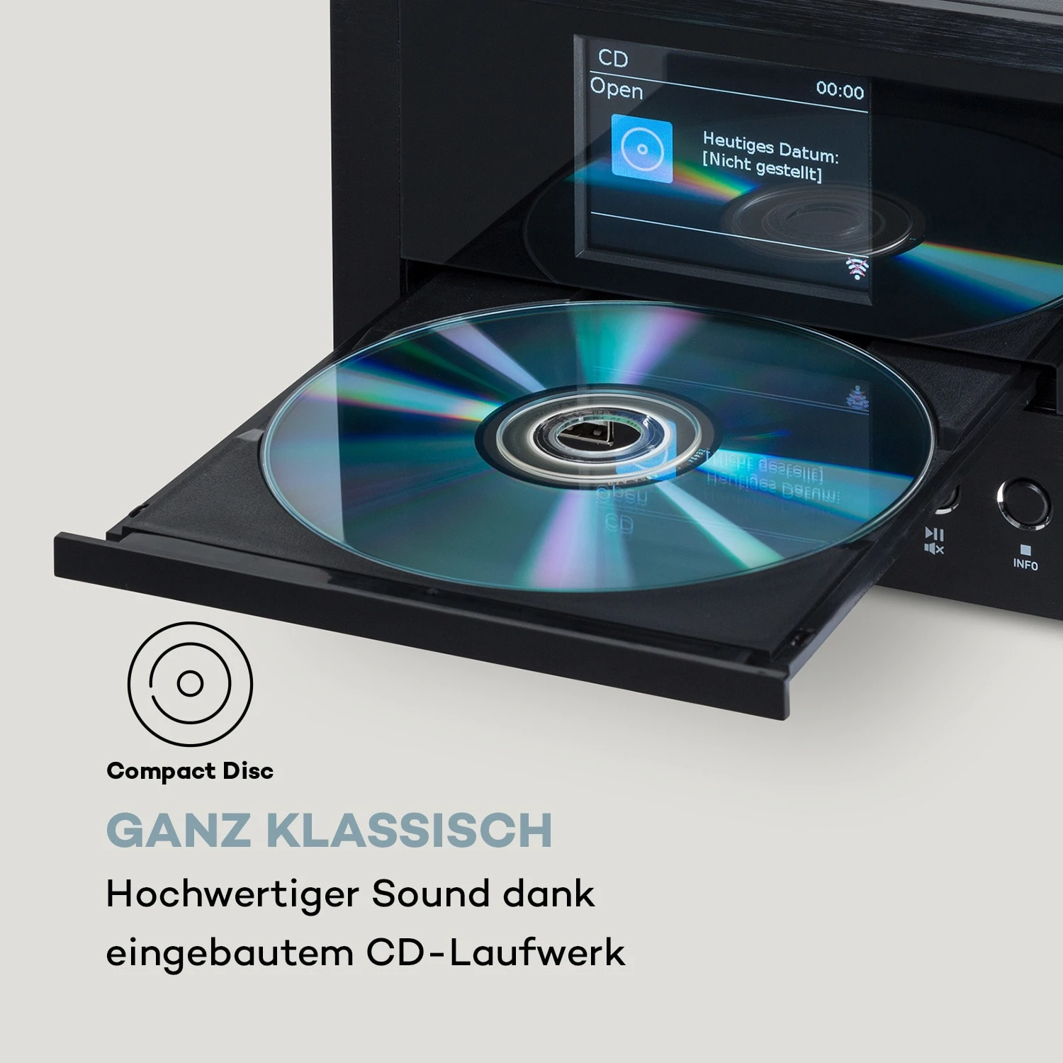 Connect System Stereoanlage 40 Watt Max. Internet/DAB+/ FM Radio CD-Player 13 Connect System Stereoanlage 40 Watt Max. Internet/DAB+/ FM Radio CD-Player – Bild 11