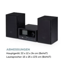 Connect System Stereoanlage 40 Watt Max. Internet/DAB+/ FM Radio CD-Player 25 Connect System Stereoanlage 40 Watt Max. Internet/DAB+/ FM Radio CD-Player -Haushaltsgeräte Store 10039895 de 0012 logo
