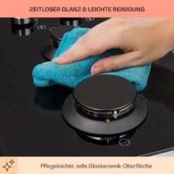 Illuminosa Domino Gaskochfeld 2-flammig Sabaf-Brenner Glaskeramik -Haushaltsgeräte Store 10039896 de 0007 usp