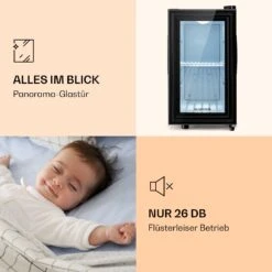 Brooklyn 23 Slim Kühlschrank LED Kunststoff-Einsatz Glastür 13 Brooklyn 23 Slim Kühlschrank LED Kunststoff-Einsatz Glastür -Haushaltsgeräte Store 10039904 de 0005 logo