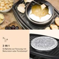 Entrecote 2-in-1 Raclette-Grill & Fondue Naturstein 1100W 8 Personen -Haushaltsgeräte Store 10039922 de 0003 logo