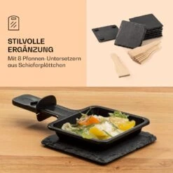 Entrecote 2-in-1 Raclette-Grill & Fondue Naturstein 1100W 8 Personen -Haushaltsgeräte Store 10039922 de 0006 logo