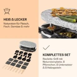 Steaklette Raclette Raclette-Grill Mit Zubehör Für 8 Personen -Haushaltsgeräte Store 10039925 de 0004 logo