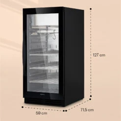 Steakhouse Pro 233 Onyx Fleischreifeschrank 1 Zone 233 L 1-25°C Touch Panorama 18 Steakhouse Pro 233 Onyx Fleischreifeschrank 1 Zone 233 L 1-25°C Touch Panorama -Haushaltsgeräte Store 10039936 yy 0008 dimensions