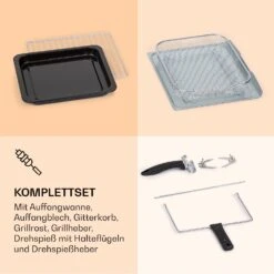 Prime Air Heißluftfritteuse 1500W 23l Timer 8 Programme 14 Prime Air Heißluftfritteuse 1500W 23l Timer 8 Programme -Haushaltsgeräte Store 10040025 de 0006 logo