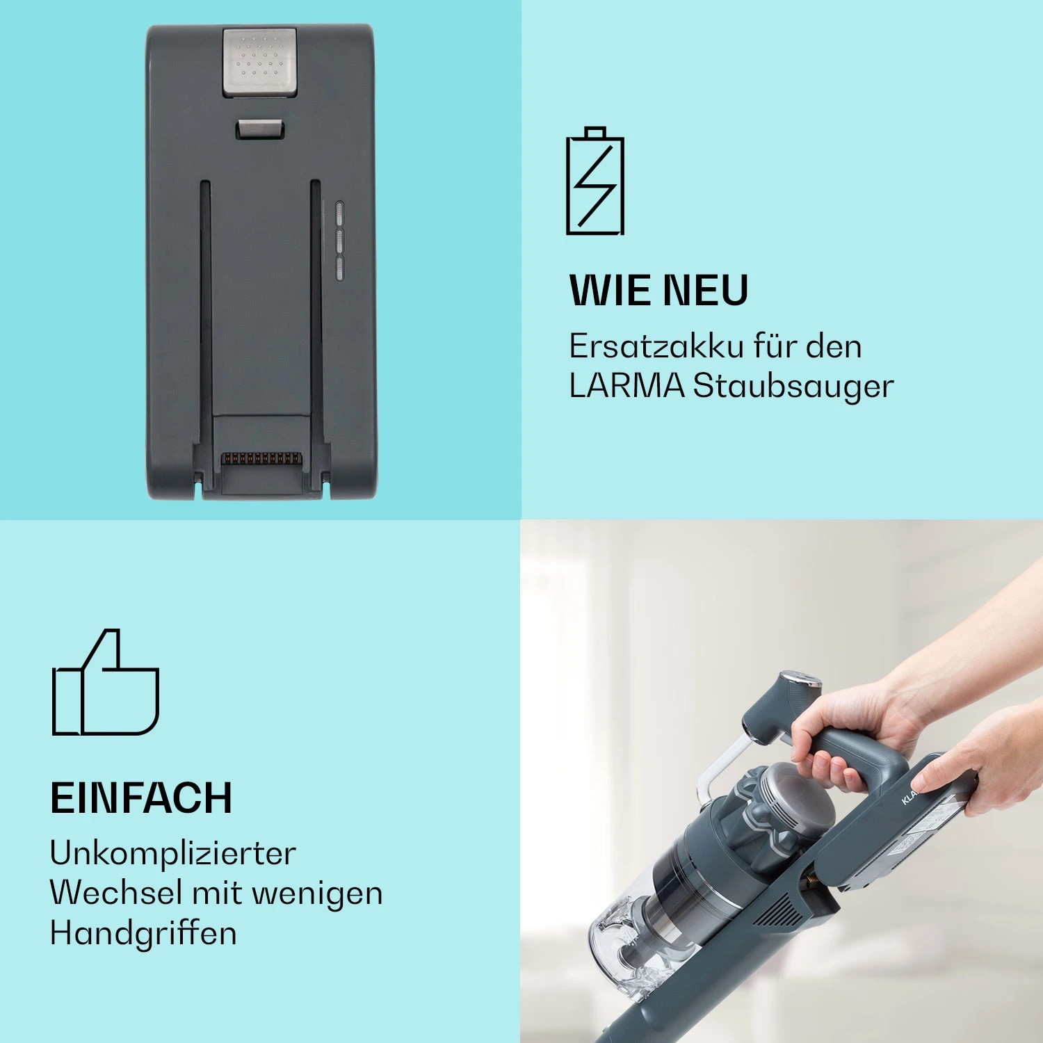 LARMA Staubsauger Ersatzakku 25,9V/2200 MAh 4 LARMA Staubsauger Ersatzakku 25,9V/2200 MAh – Bild 2